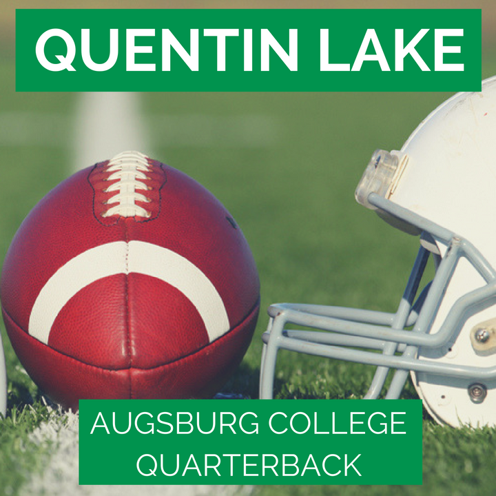 quentin lake augsburg college quarterback